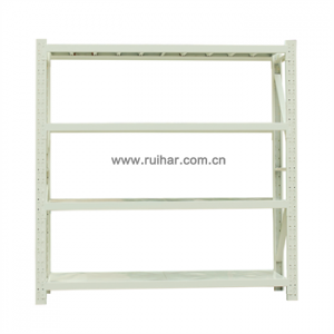 中型貨架 四層擱板，500kg/層 白色
