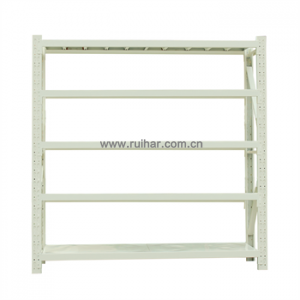 中型貨架主架（五層擱板，500kg/層）白色