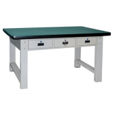重型工作臺帶三橫抽(臺面厚50mm)，2100×750×800