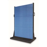 固定型雙面物料架960×630×1450mm(2方孔4百葉)，KR-2324