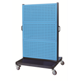 移動型雙面物料架960×640×1605mm(6方孔)，XKM-2360